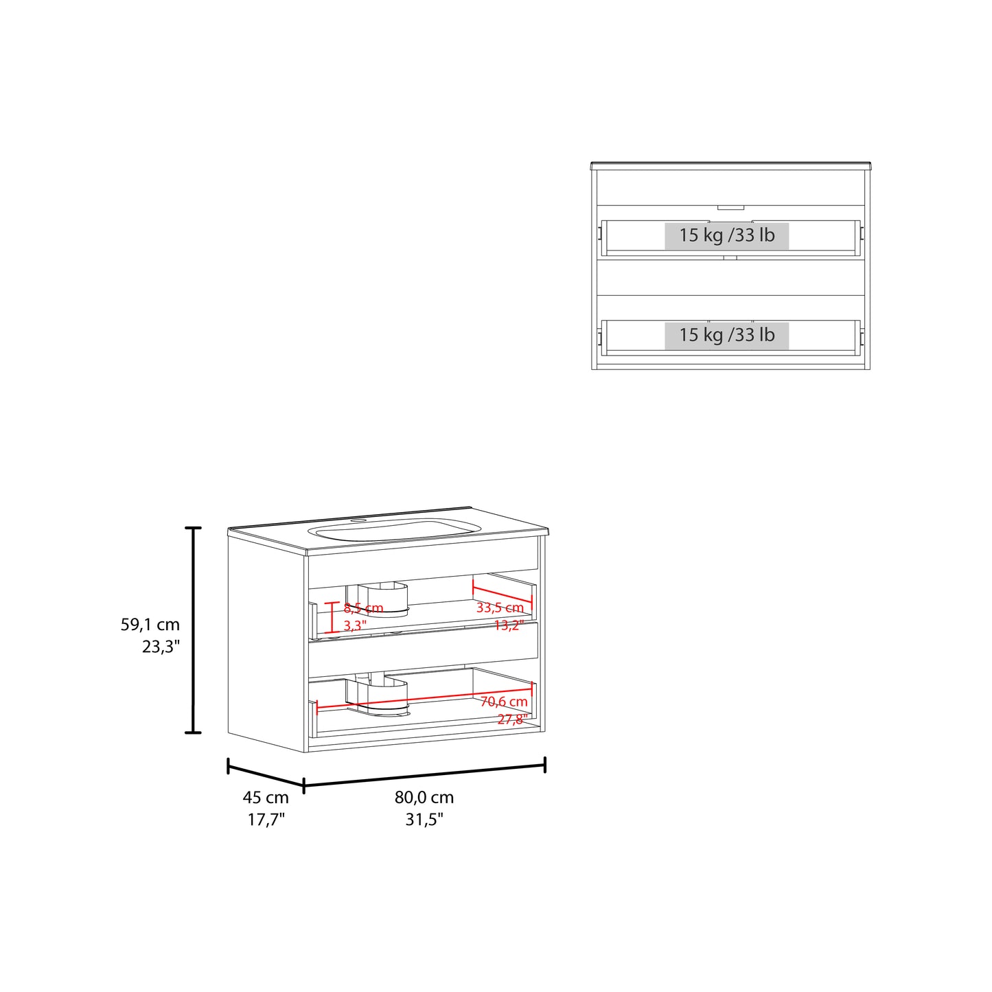 Bathroom Cabinet Opalo