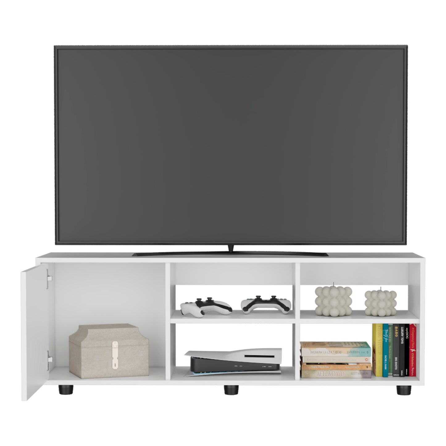 Adel 51" Wide Tv Stand One Door Cabinet