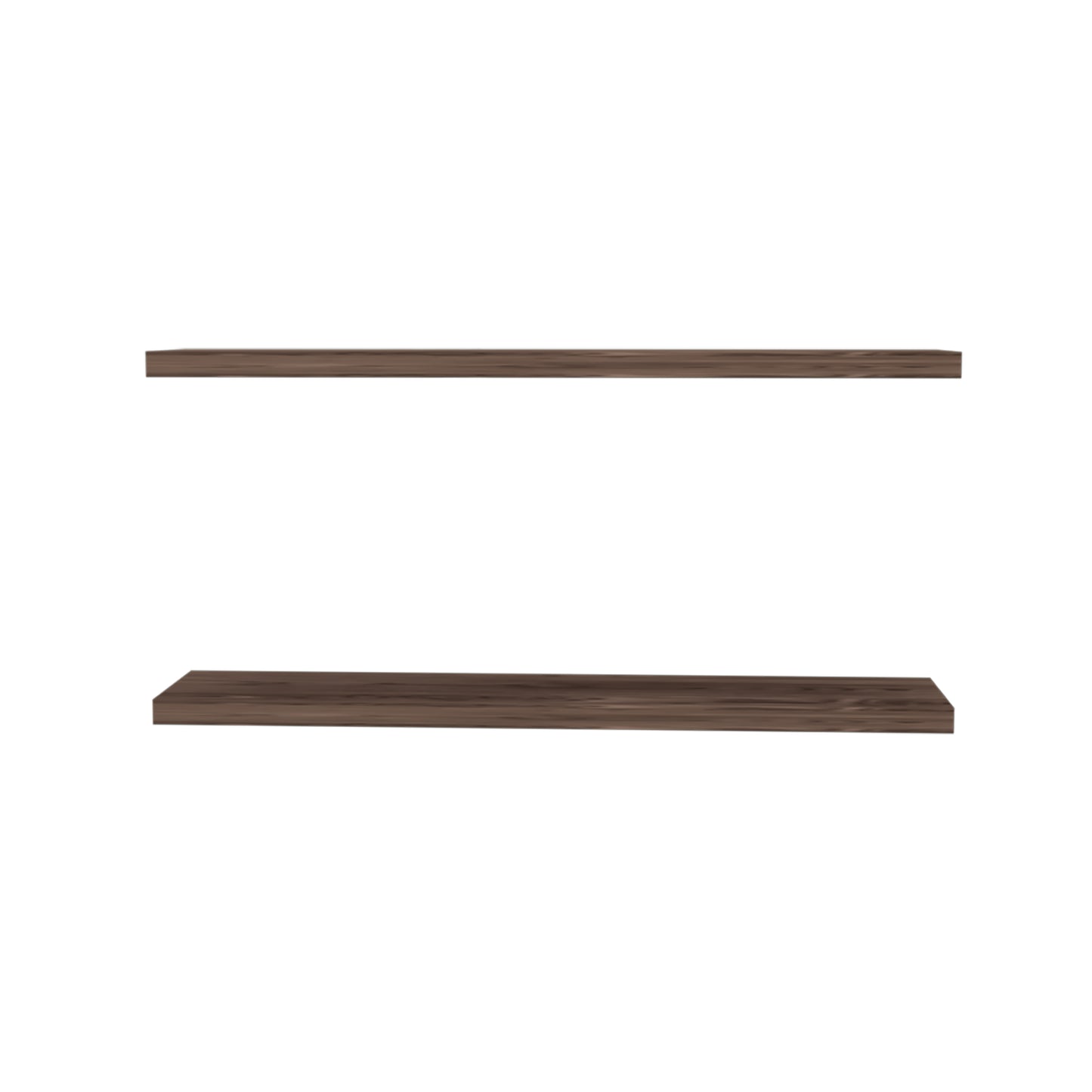 Ecco 47" Wide Floating Shelves Set Of 2, Shelves For Wall Decor For Bedroom, Bathroom Storage Shelves, Book Shelves For Living Room