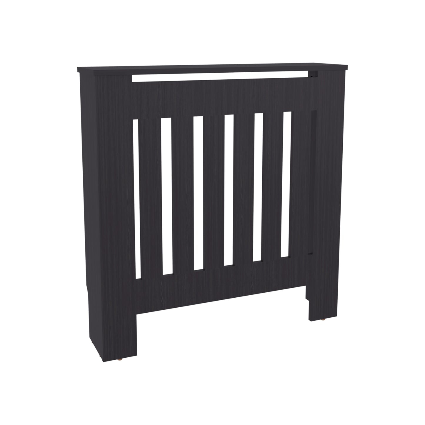 Radiator Cover Linn With Cabinet and Slatted Panel, Modern Home Furniture for Heating Units, Ventilated Decorative Enclosure