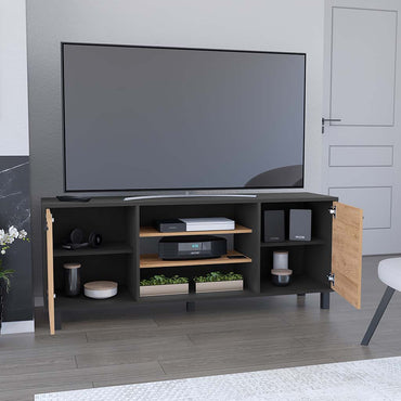 Kaia Tv Stand for TV´s up 55", Four Shelves, Three Shelves