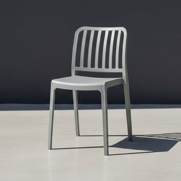 TuHome Brooklyn Industrial Dining Chair, Modern Urban Accent - Dark Grey