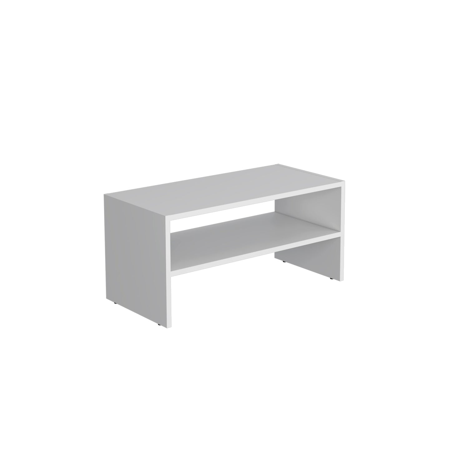 Silpa Small Stackable Shoe Rack with Three Open Shelves, Compact Modern Shoe Organizer for Entryway or Closet, 28” Wide