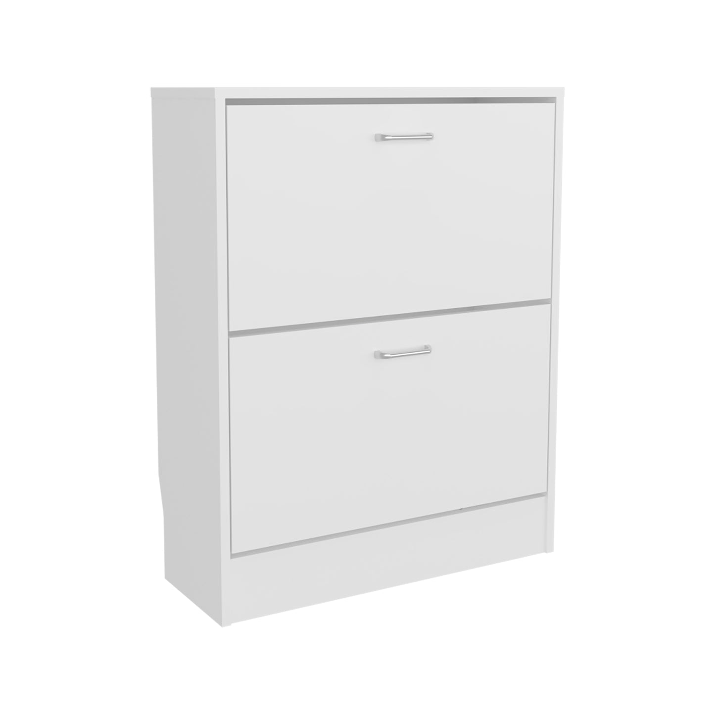 Inola 2-Door Shoe Rack Cabinet with Three Shelves, Modern Shoe Storage Organizer