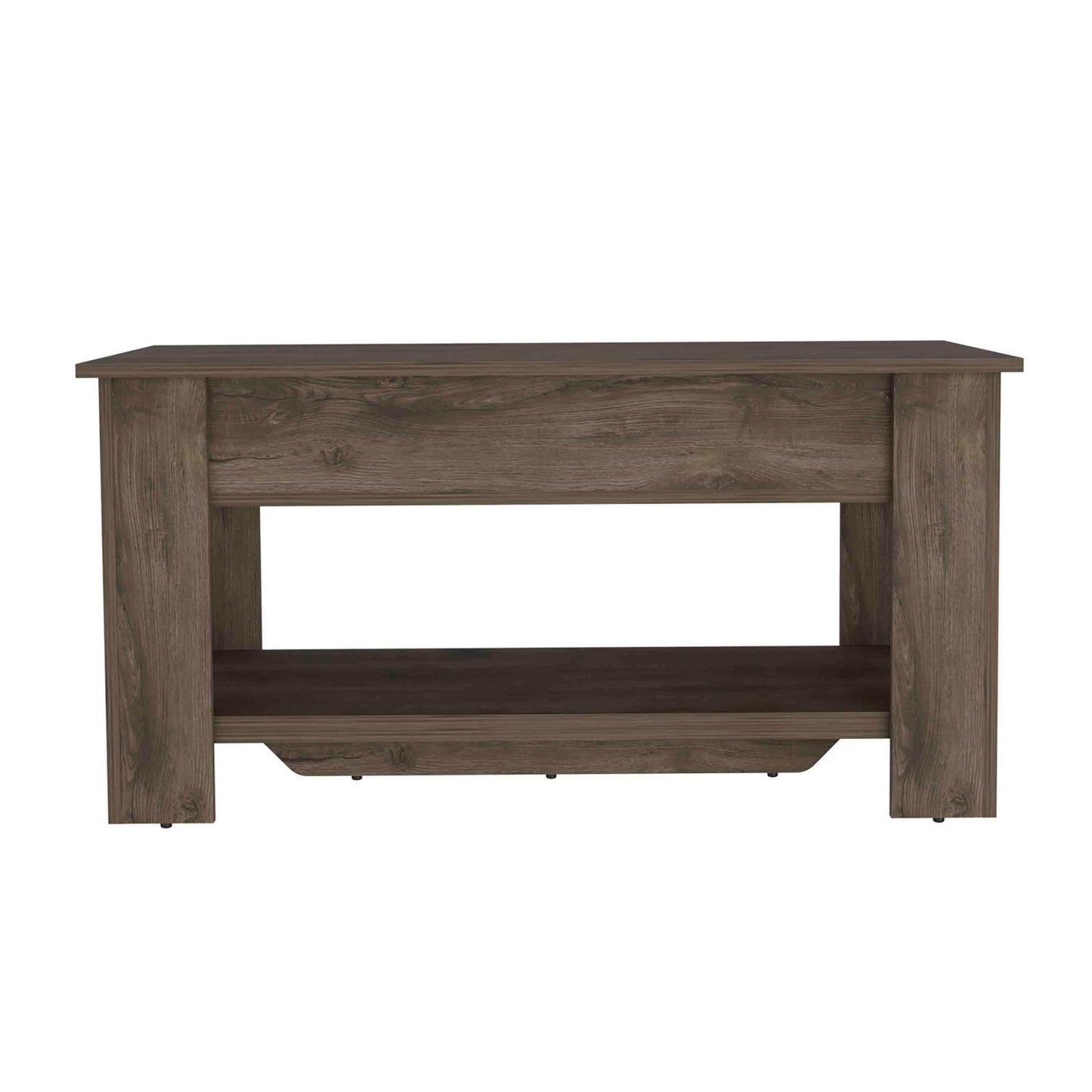 Austin Storage Table, One Extendable Table Shelf, Lower Shelf