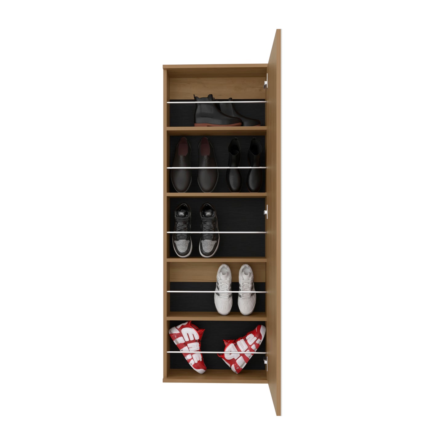 Shoe Rack Leto With Mirror for Bedroom