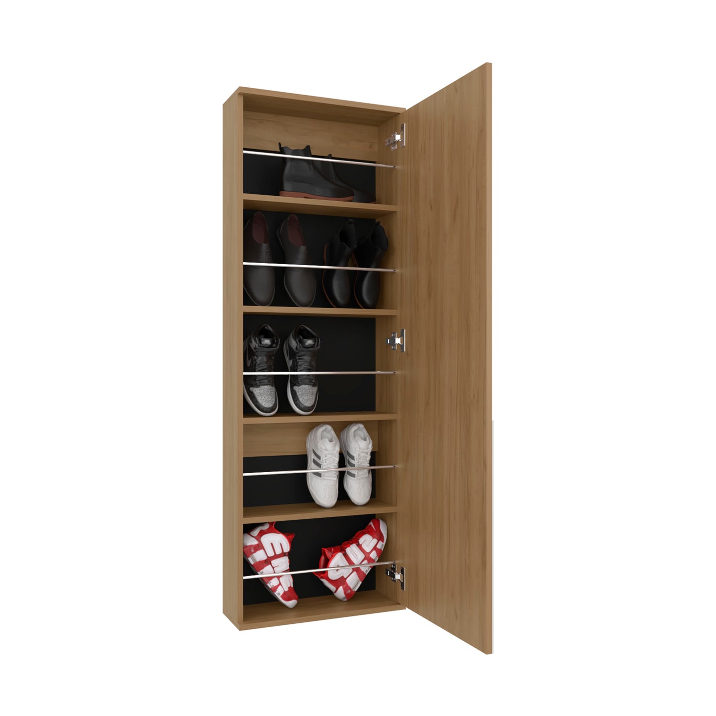 Shoe Rack Leto With Mirror for Bedroom