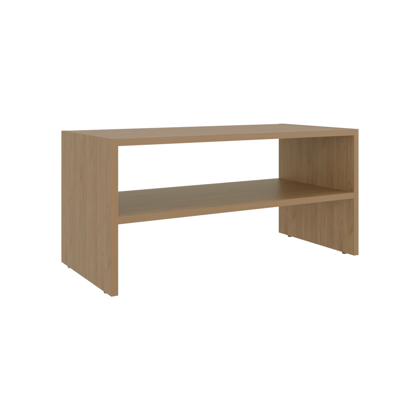 Silpa Small Shoe Rack with Three Open Shelves, Compact Modern Shoe Organizer for Entryway or Closet, 23.6” Wide