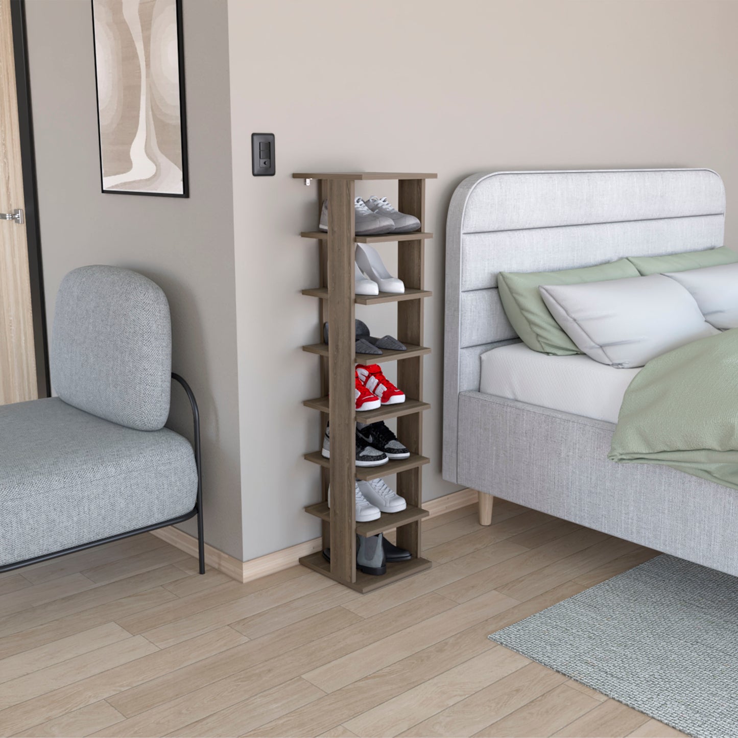 Odesto Vertical Shoe Rack