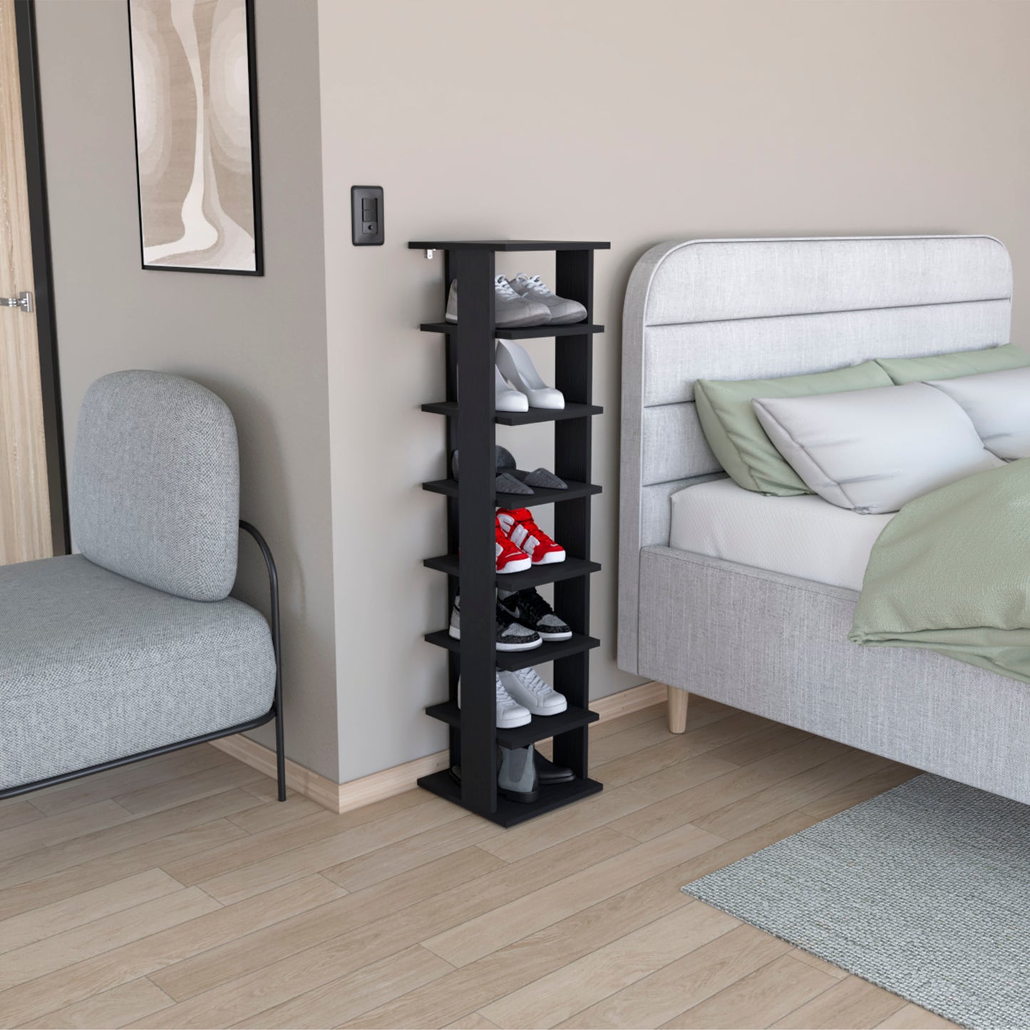 Odesto Vertical Shoe Rack