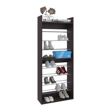 Ronald 10-Tier Shoe Rack With Slim Vertical Design, Freestanding Footwear Storage