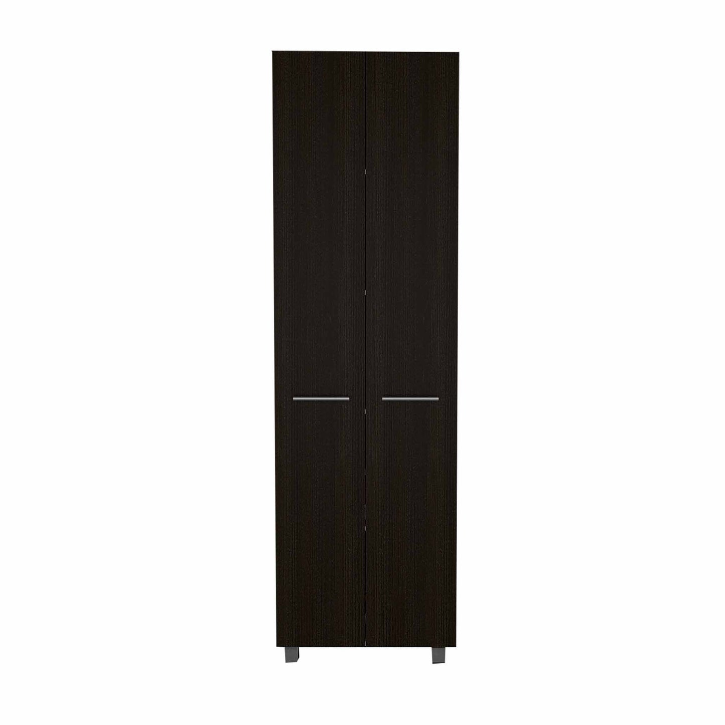 Baleare Pantry Cabinet, Five Interior Shelves, Four Legs