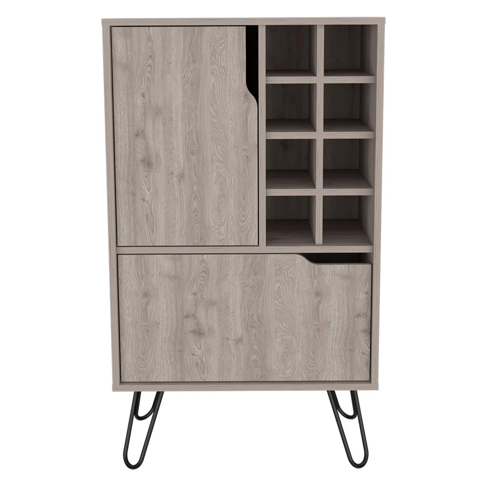 Light Oak Manhattan Bar Cabinet TuHome
