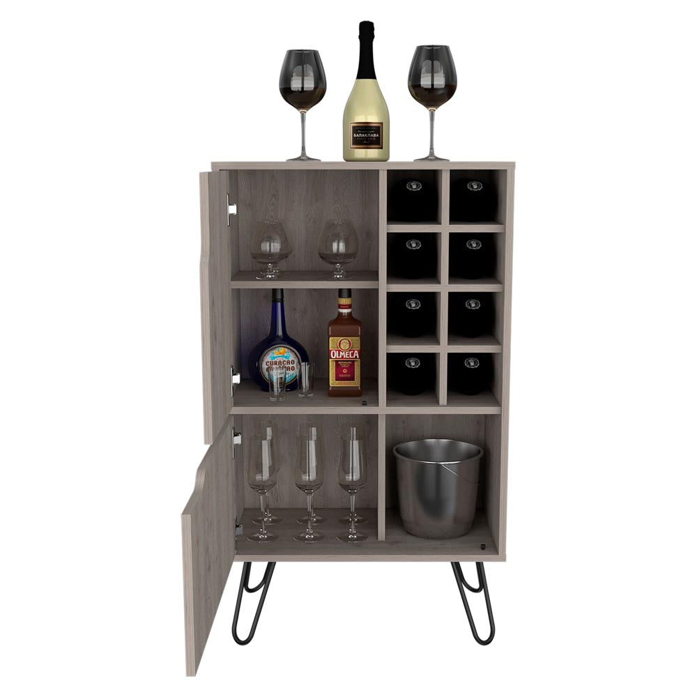 Light Oak Manhattan Bar Cabinet TuHome