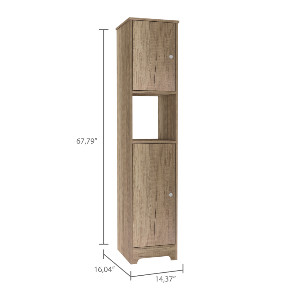 Labelle 2 Piece Bathroom Set, Medicine Cabinet + Linen Cabinet