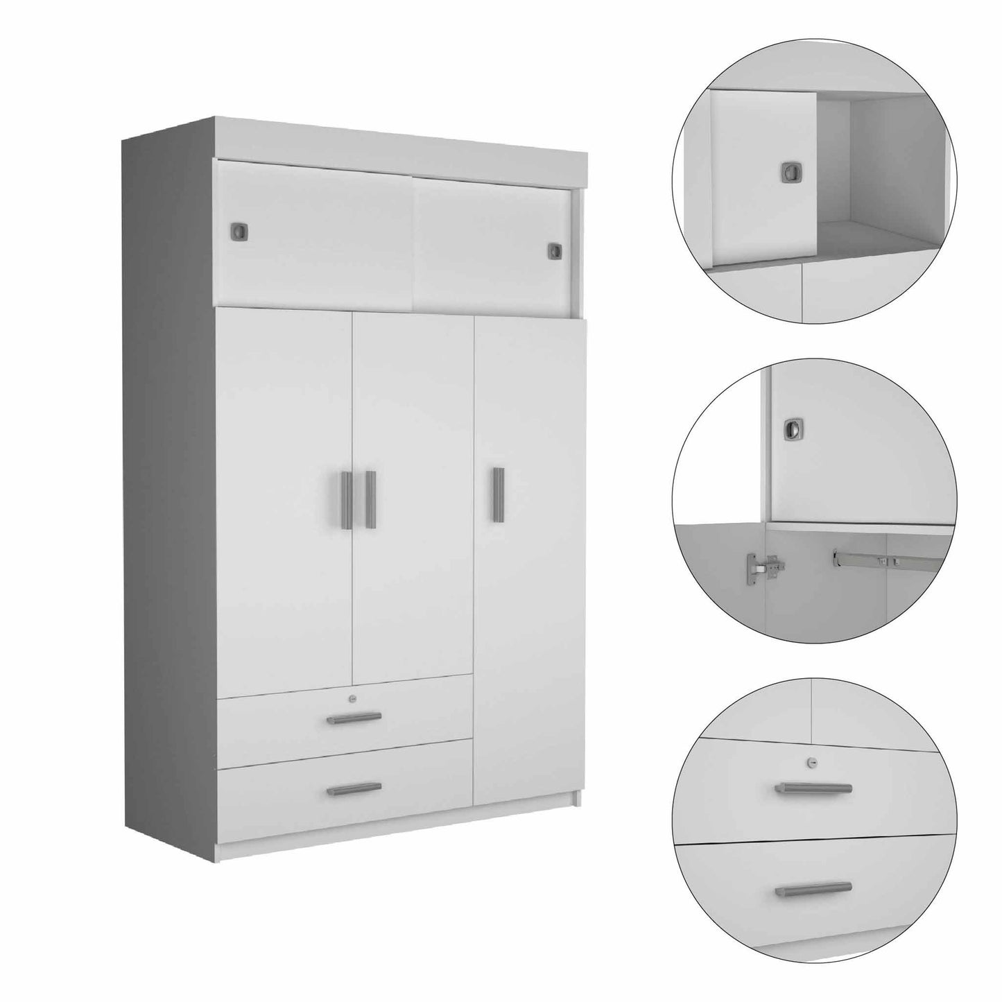 Chile Armoire TuHome White