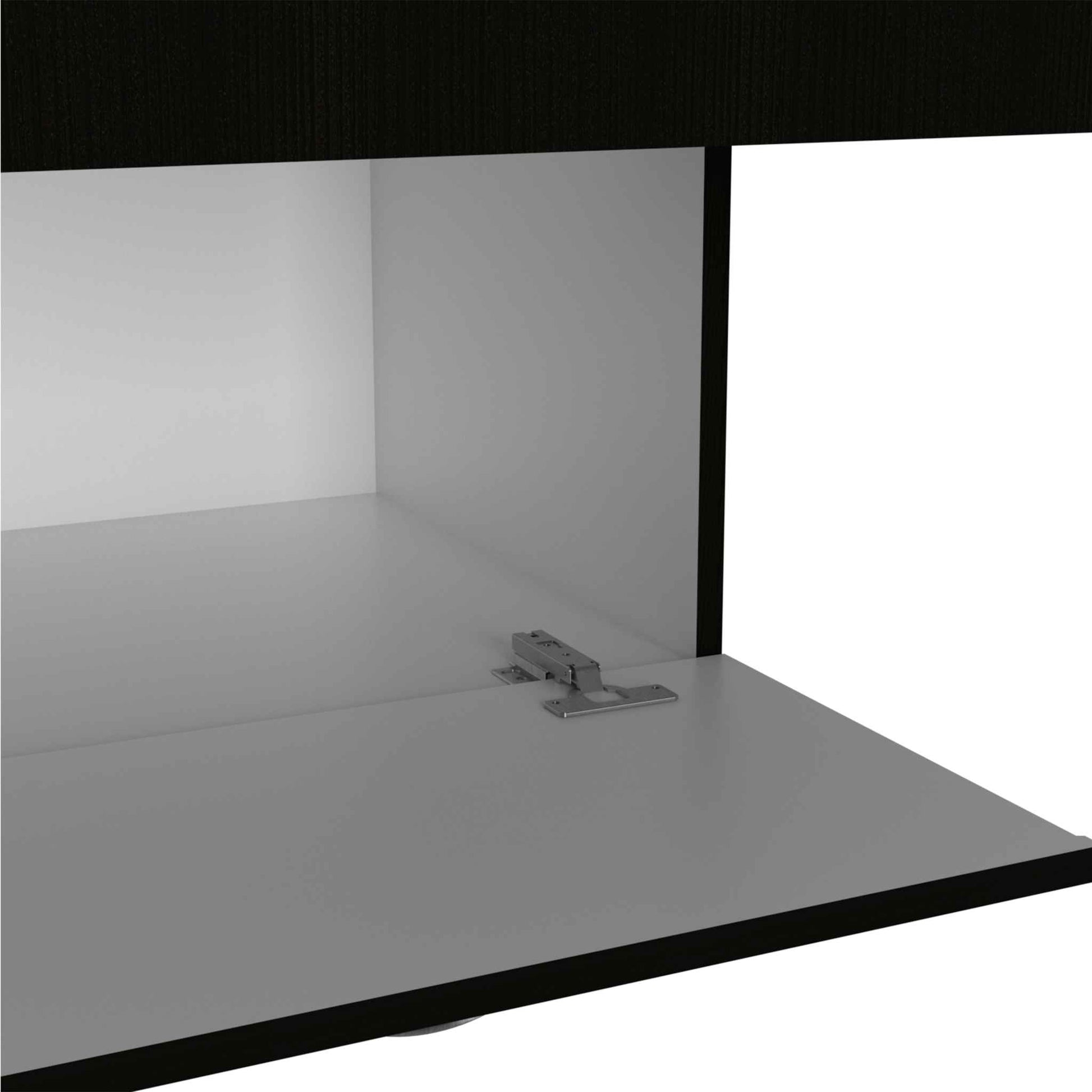 TuHome Black Primavera Armoire