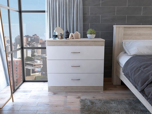 TuHome White Melia Dresser
