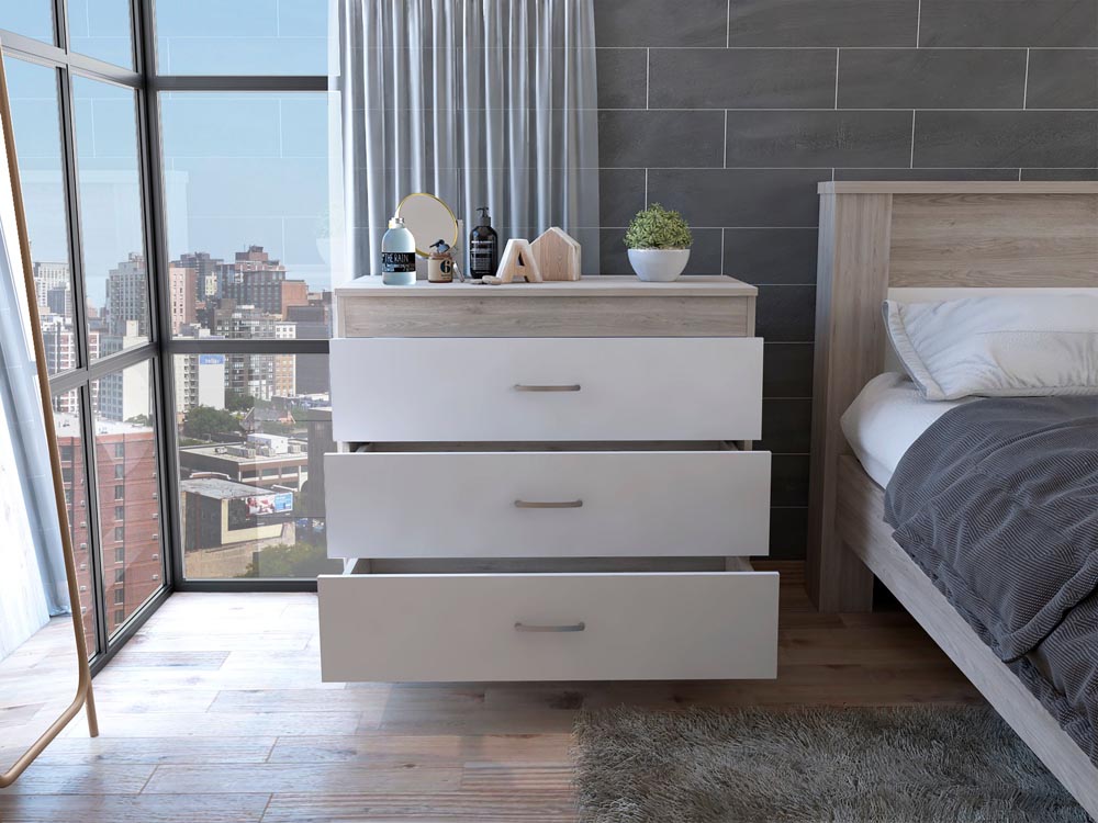 White Melia Dresser TuHome