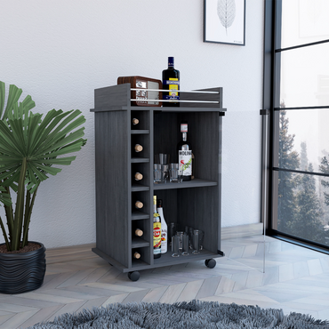 modern bar cart