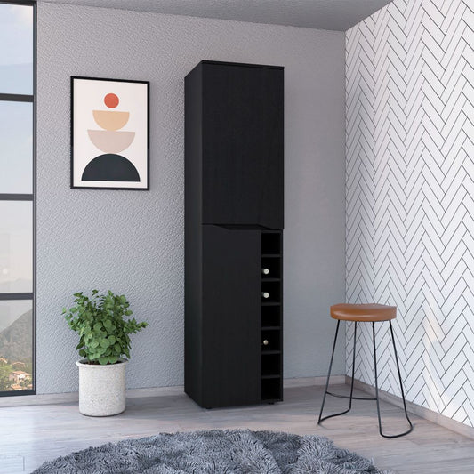 Obregon Tall Cabinet, Seven Cubbies, Two-Door Cabinets