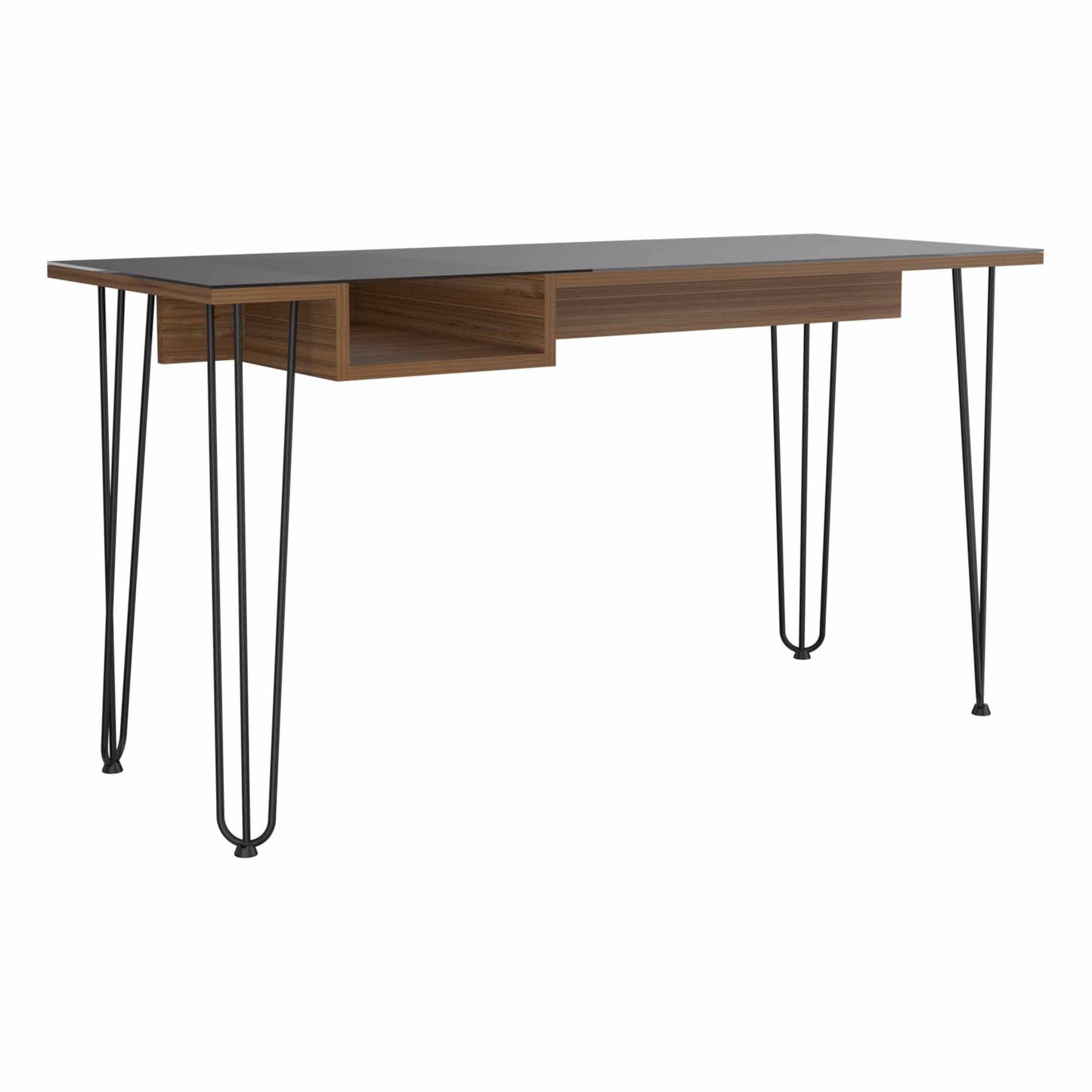 Baxter 140 Desk, One Shelf, Four Legs