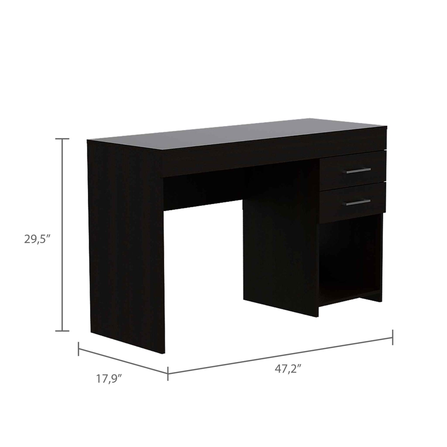 Ibare Desk TuHome Black Wengue