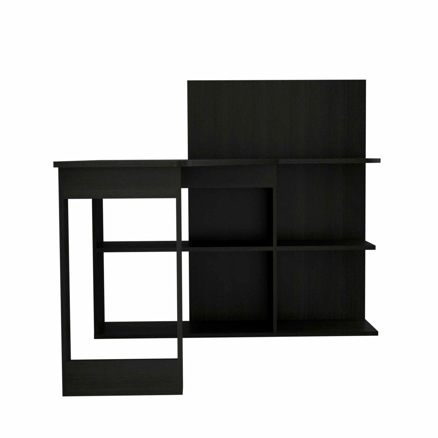 TuHome Black Wengue Masai Desk