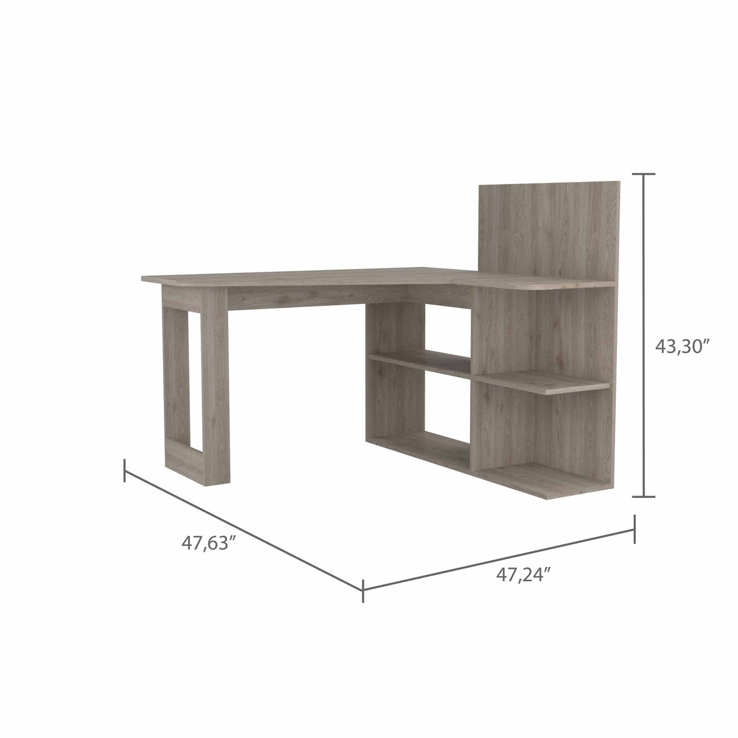 Masai Desk TuHome Light Gray