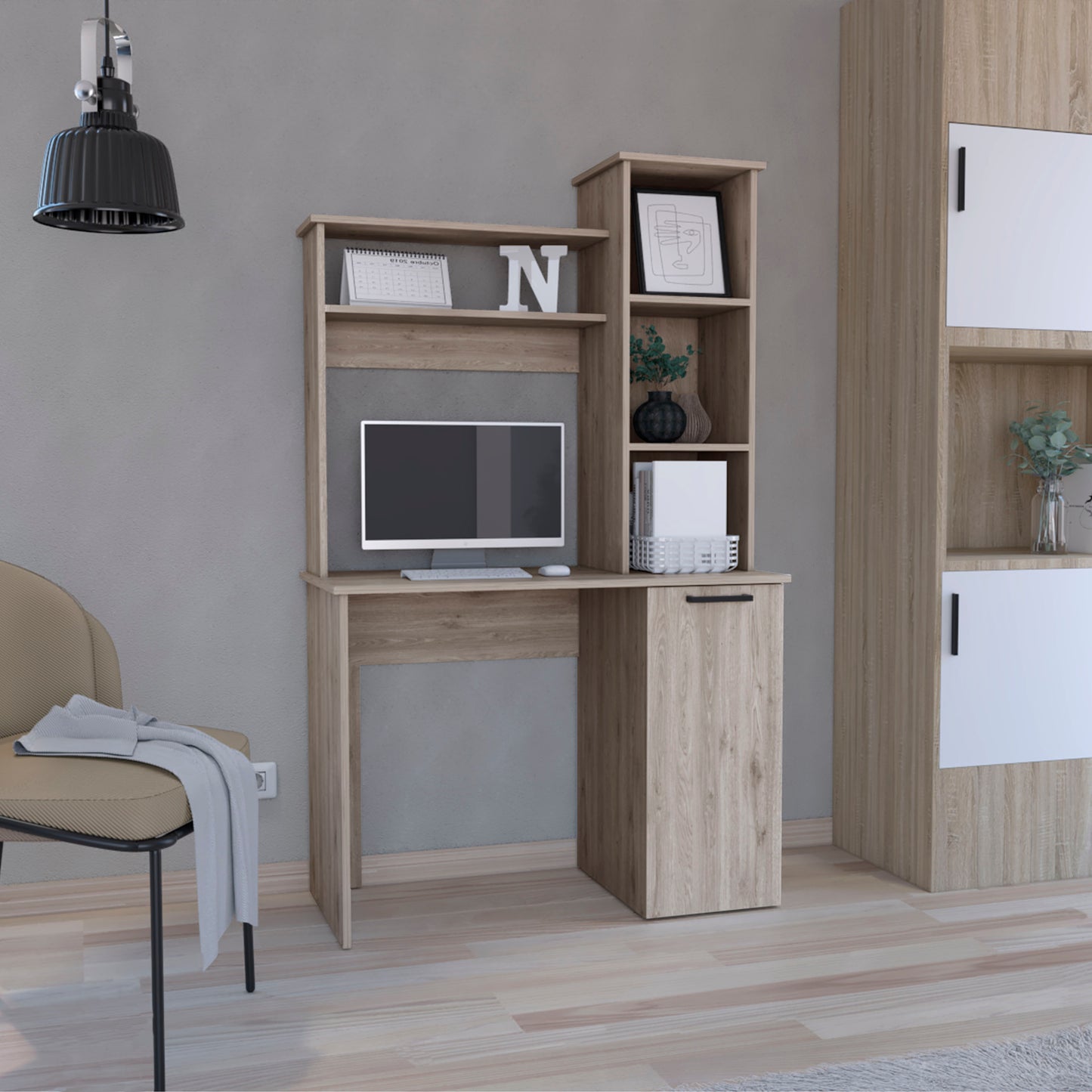 Carson Computer Desk with Hutch