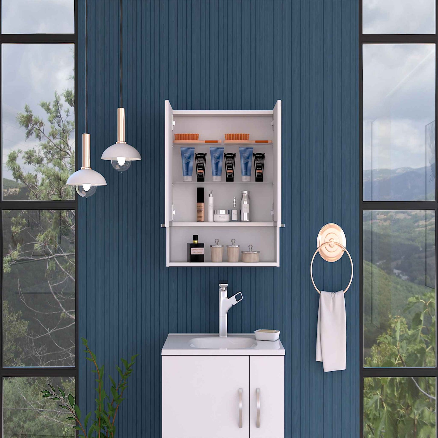 Medicine Cabinet TuHome White
