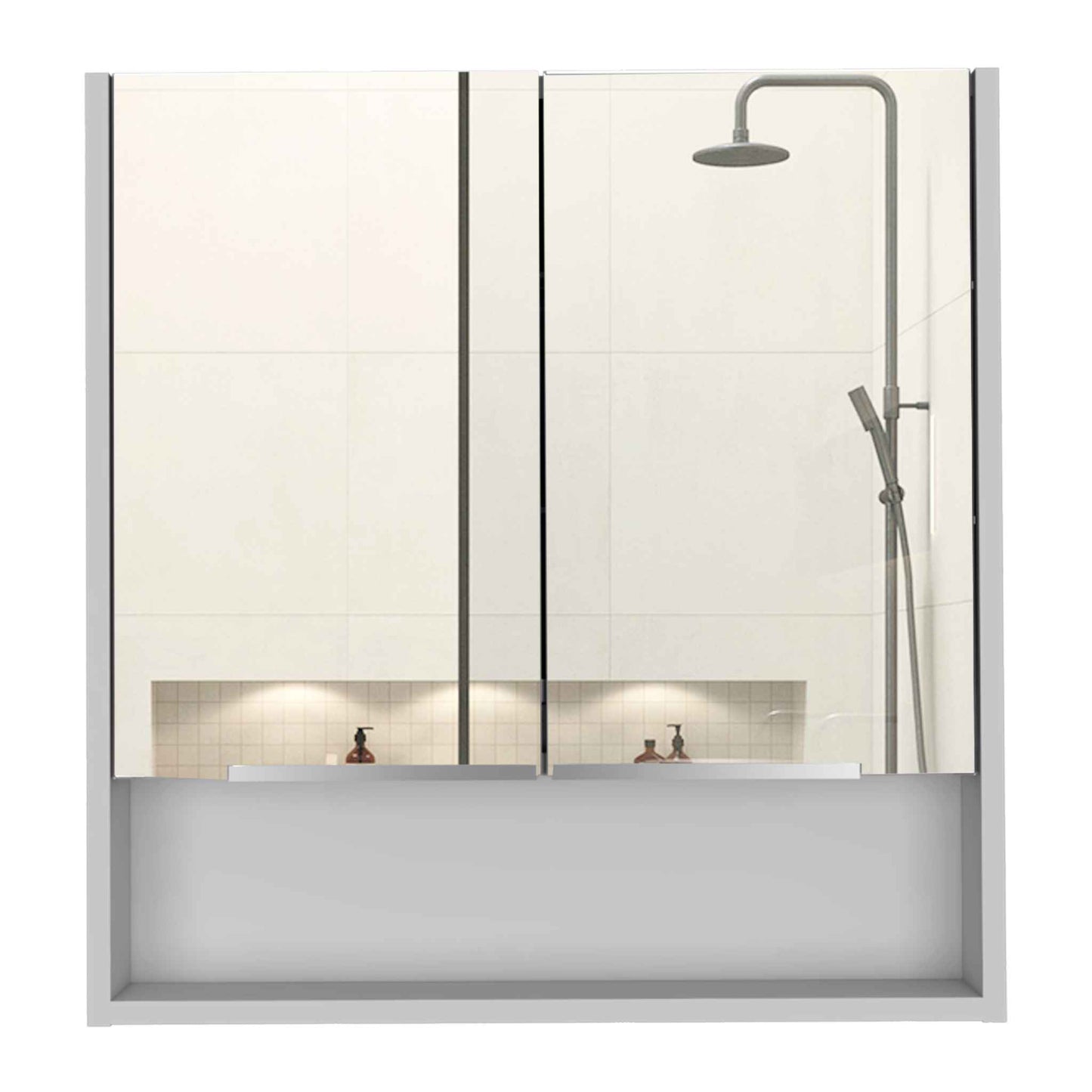 TuHome White Medicine Cabinet