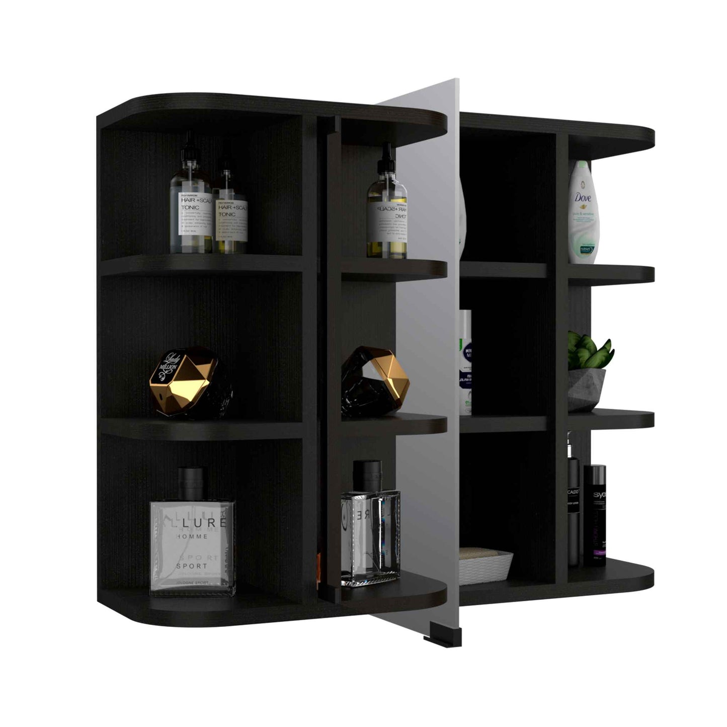 Milan Cabinet TuHome Black Wengue