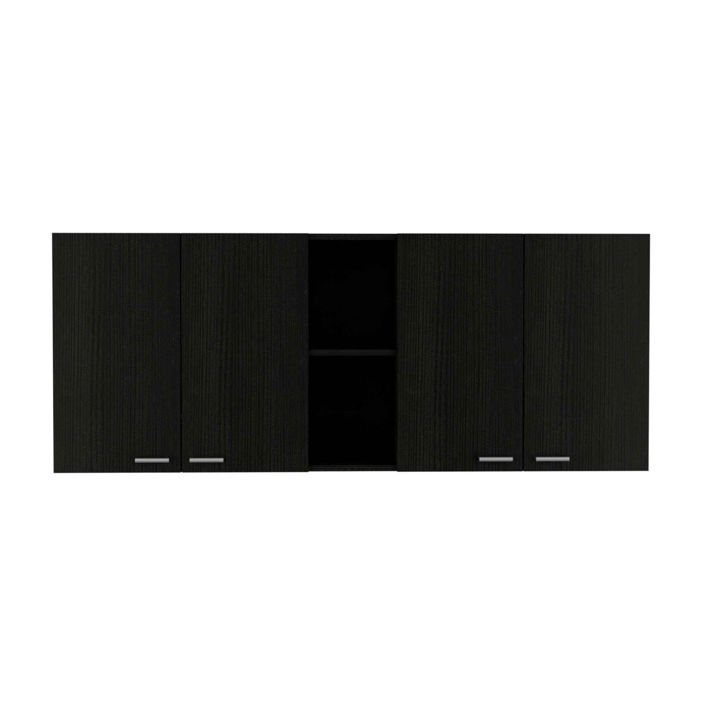 Portofino 150 Wall Cabinet, Double Door, Two External Shelves, Two Interior Shelves