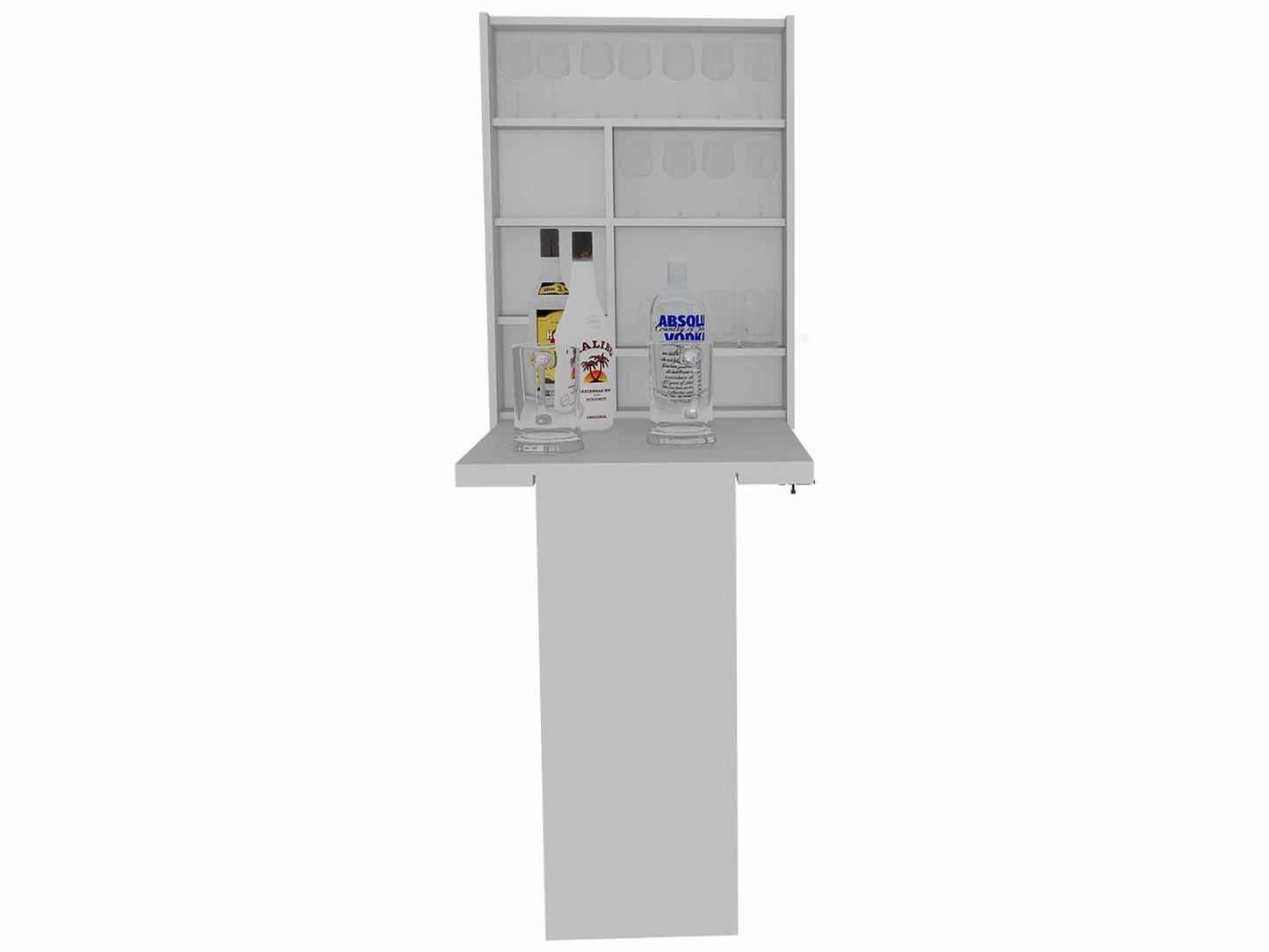White Floating Desk TuHome