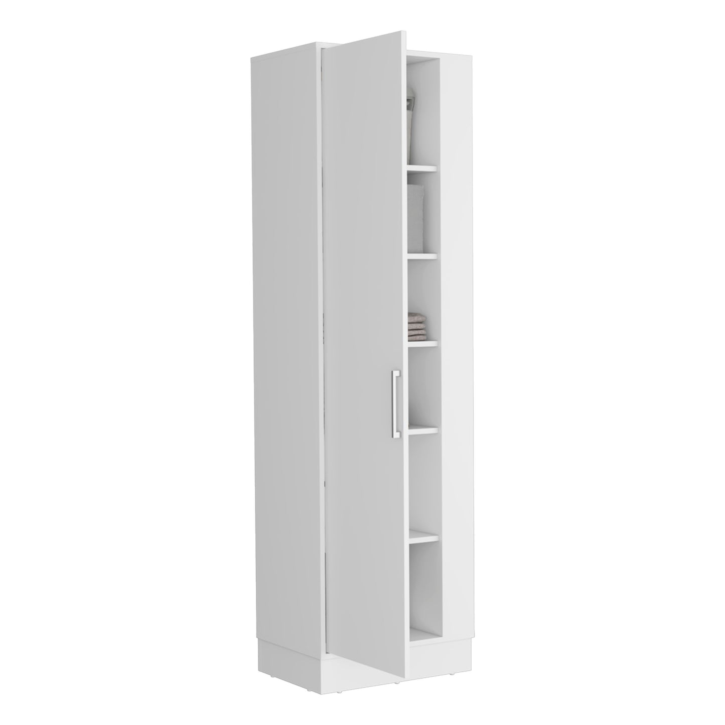Lilo Storage Cabinet, Broom Hangers, Internal Shelves