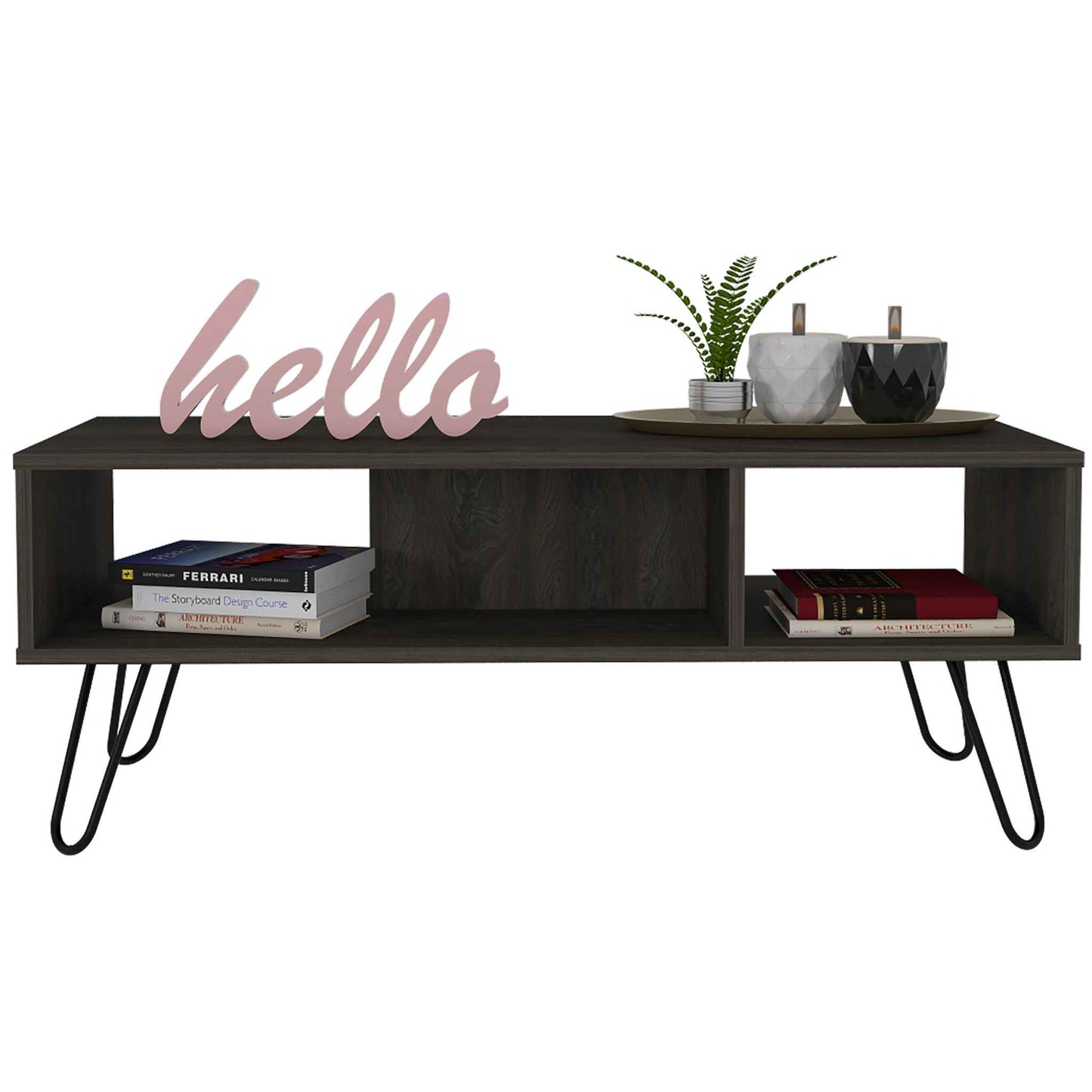 Carbon Espresso Coffee Table TuHome