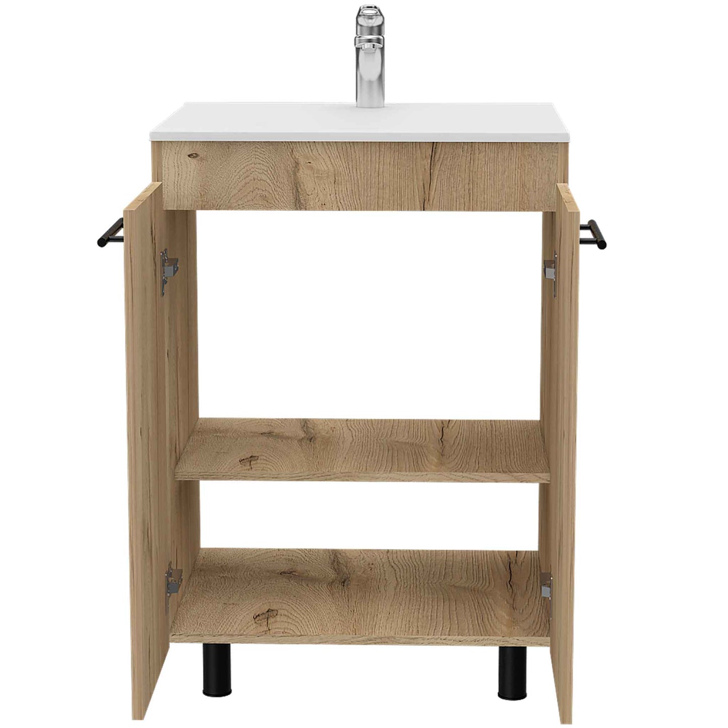 TuHome Light Oak Khari Vanity