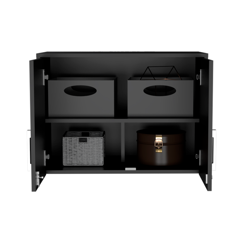 Storage Cabinet - Wall Cabinet, Three Interior Shelves, Double Door