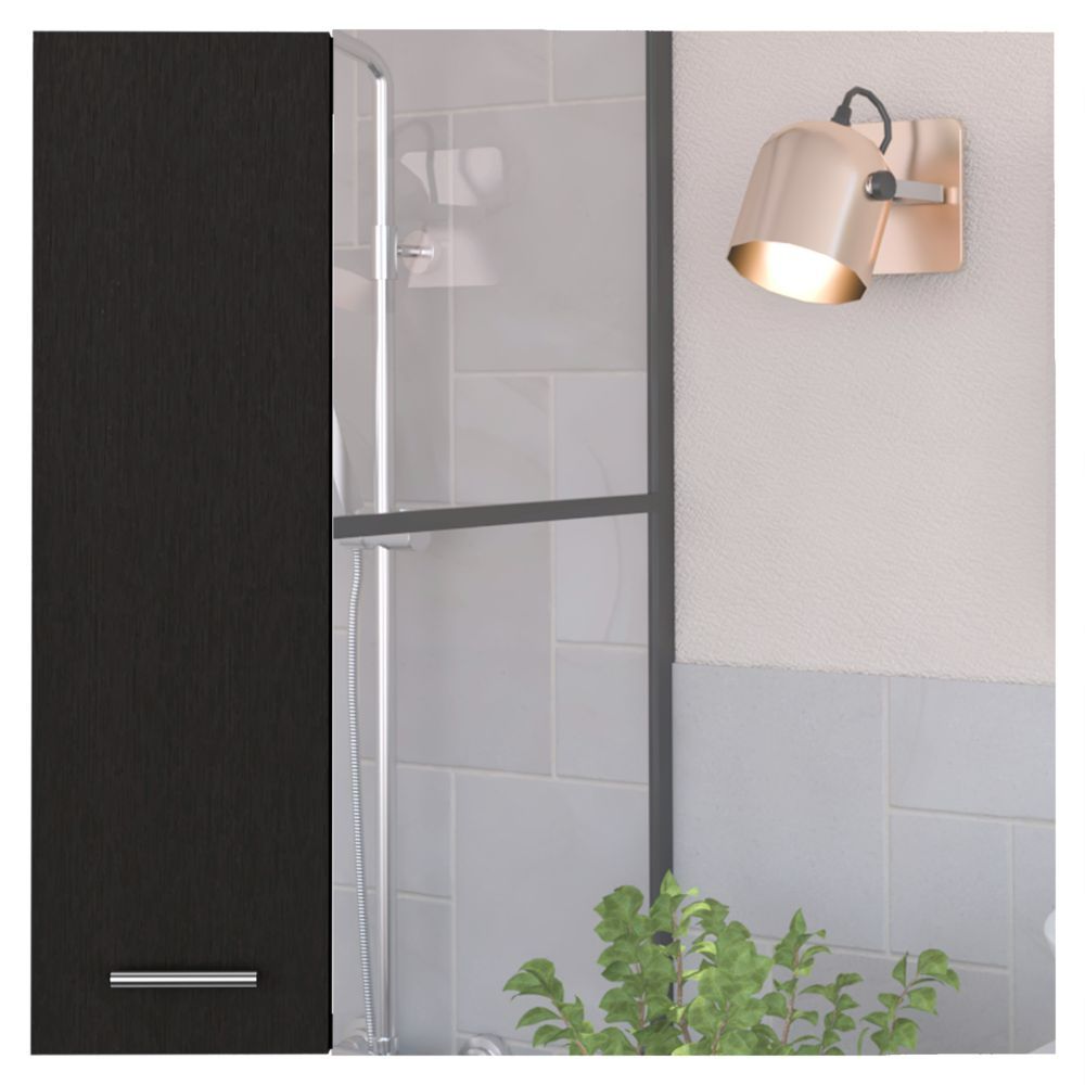 Sines Mirror Medicine Cabinet, With Four Internal Shelves, Double Door, Minimalist Bathroom Storage