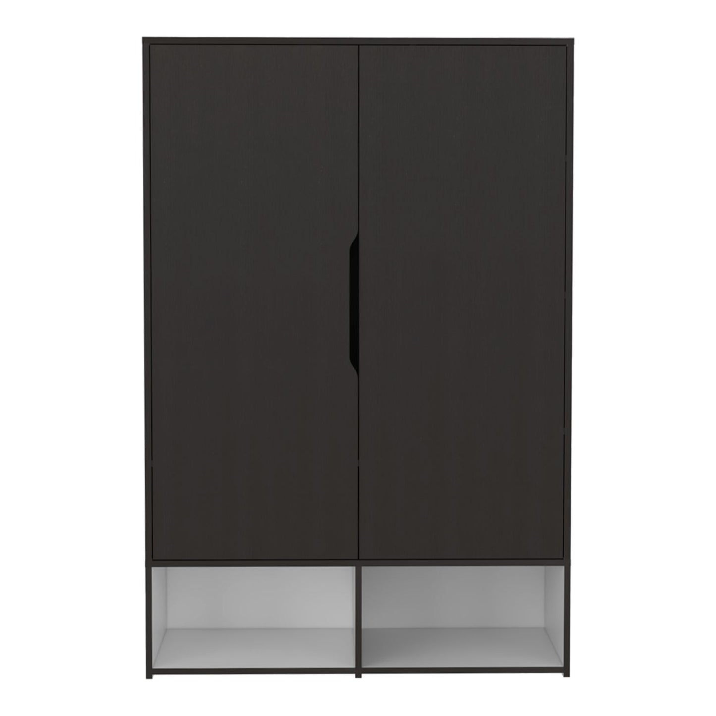 Rosie Armoire, Two Open Shelves, Double Door, Five Shelves, Hanging Rod