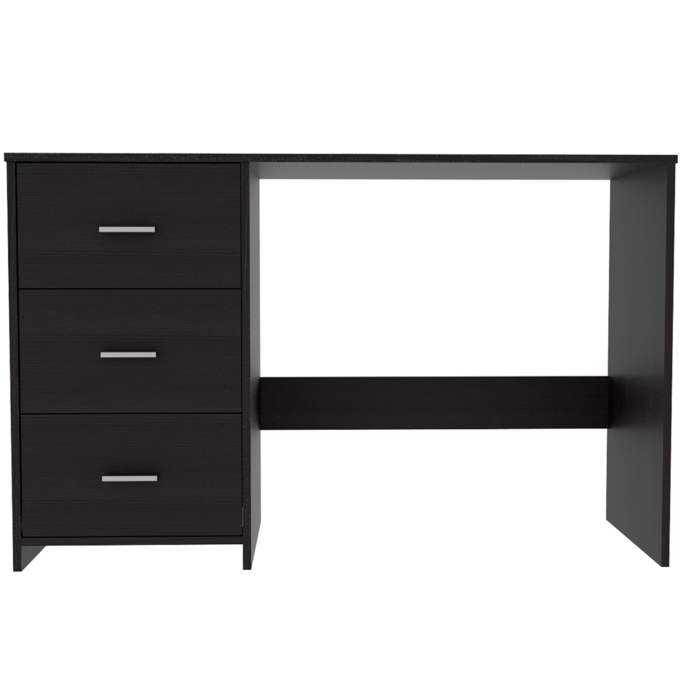 Three-Drawer Writing Desk With Compact Design and Ample Storage