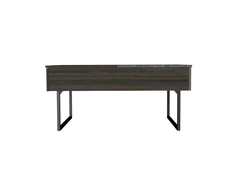 Beyond Lift Top Coffee, Two Legs, One Drawer
