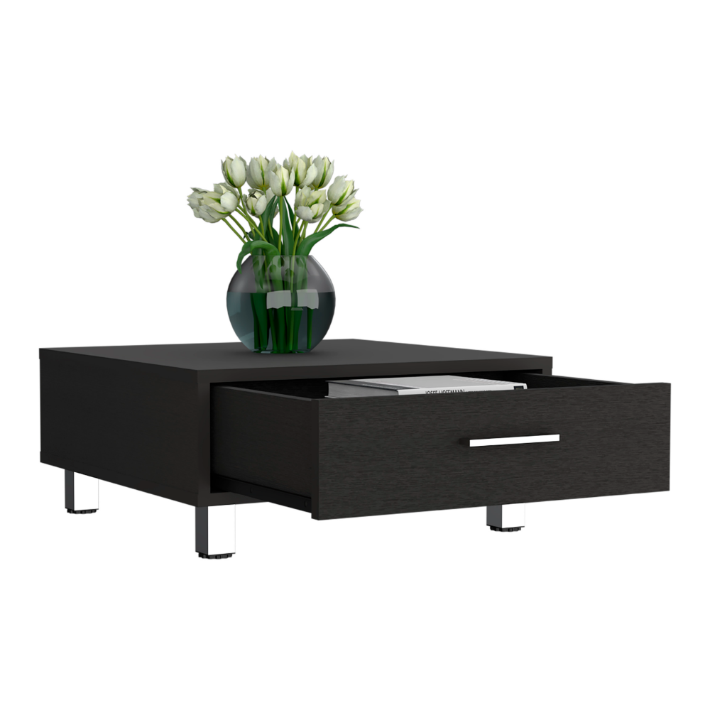 Beijing Coffee Table, One Drawer, Four Legs