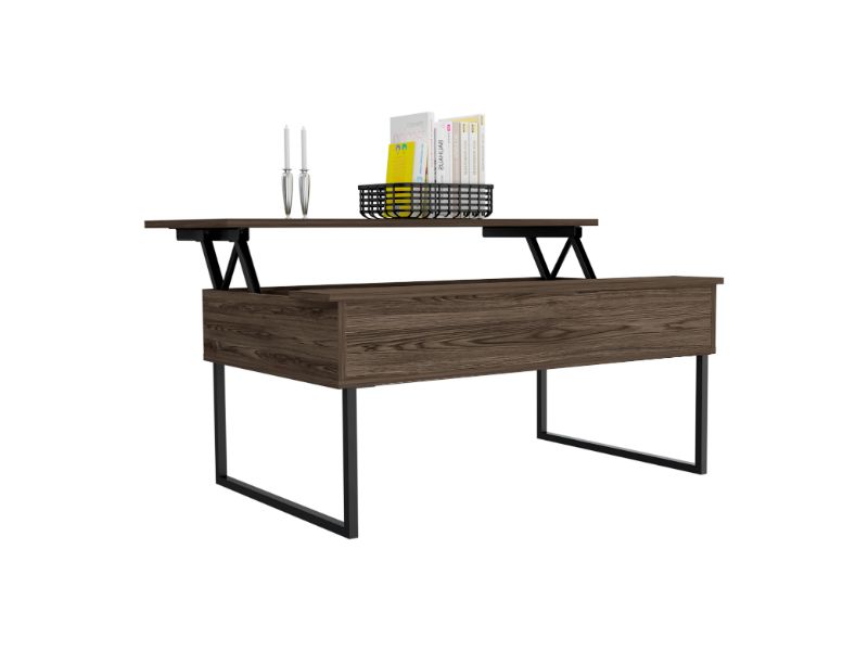 Marino Lift Top Coffee Table,Two Legs