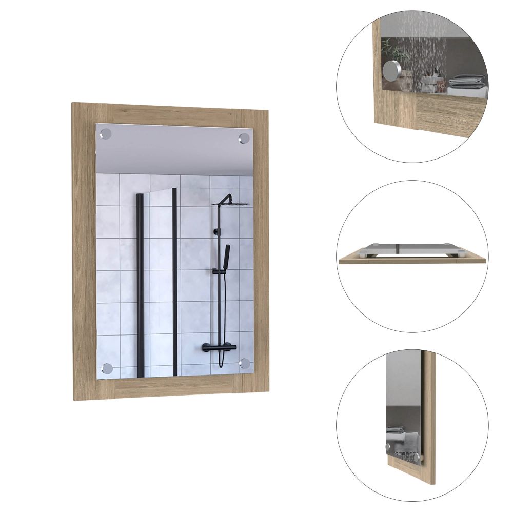Vanguard Bathroom Mirror, Frame, Looking Glass