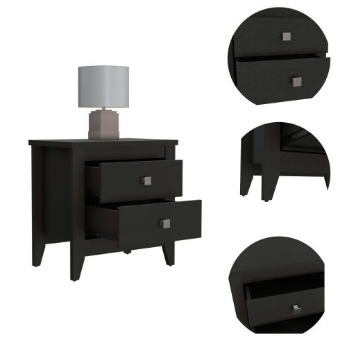 amara nightsand two shelves, four legs