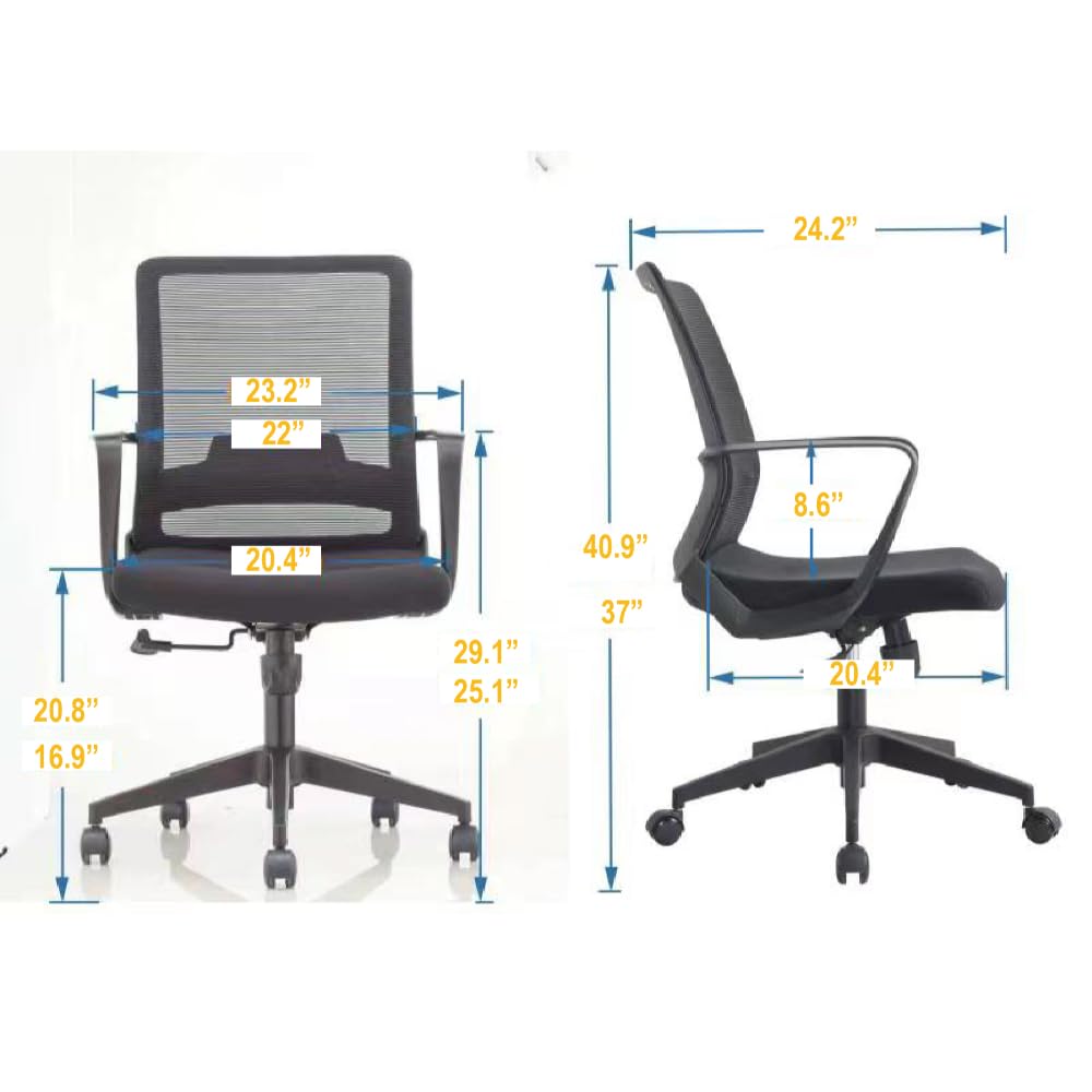 TuHome Alpha office chair Grey-White