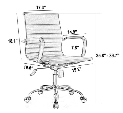 TuHome Axel office chair White
