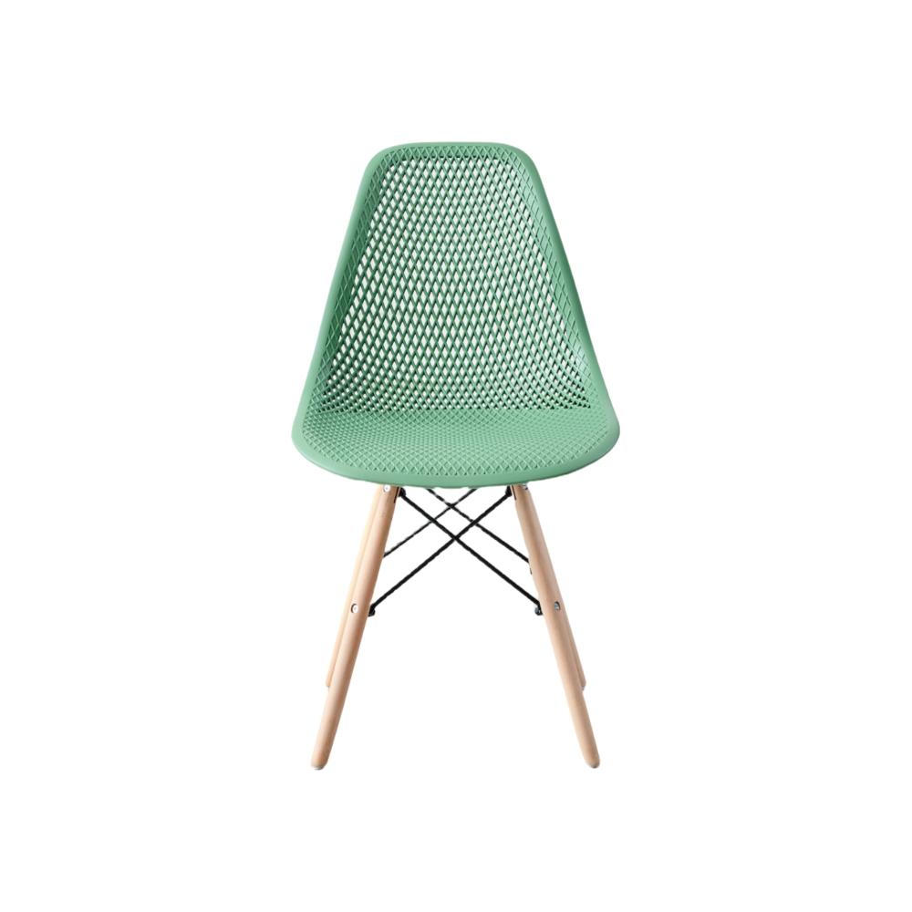TuHome Marcus Modern Dining Chair, Mid-Century Ergonomic Acc - Olive
